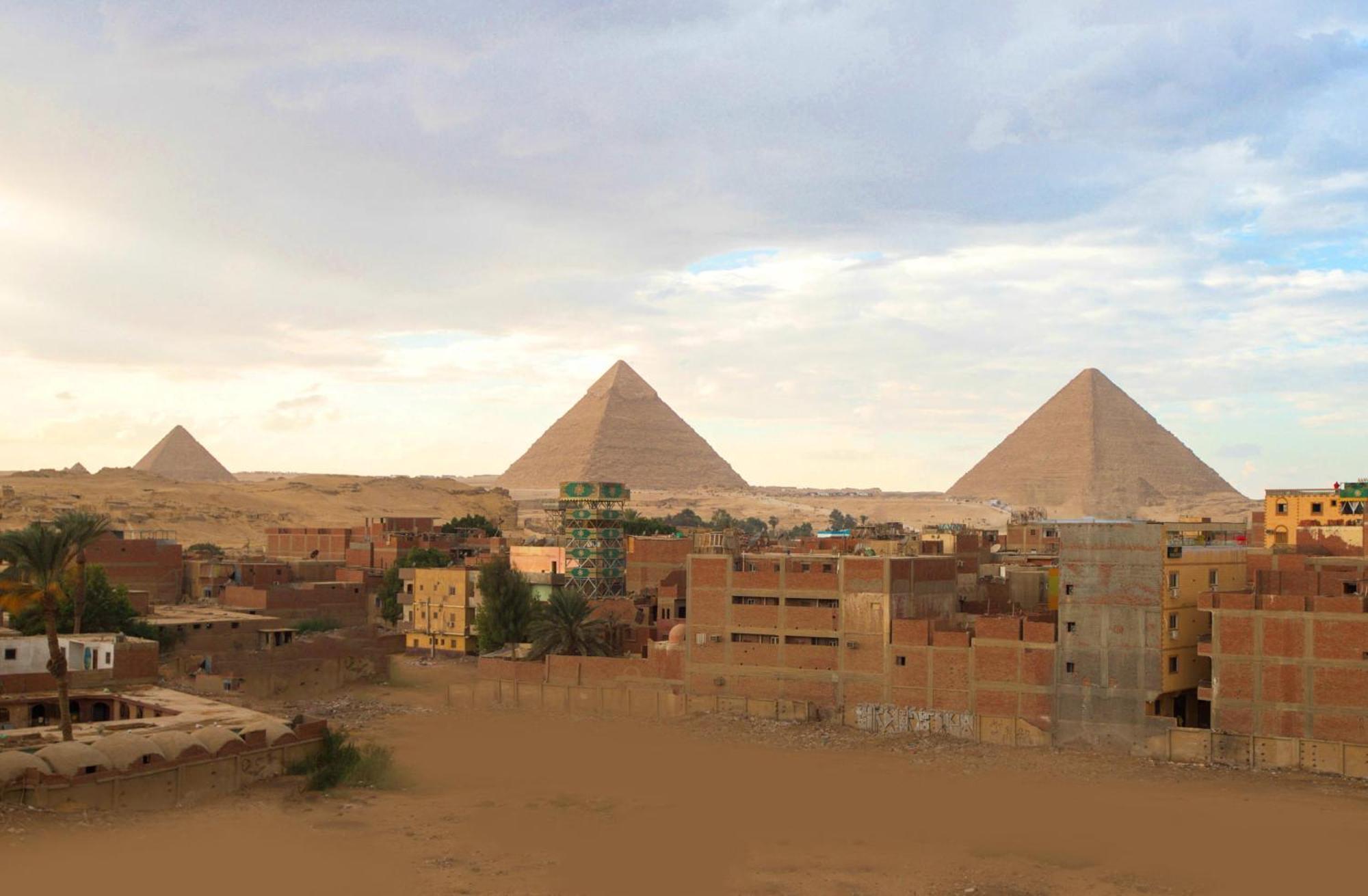 Pyramids Plateau Hotel Kafrat al Jabal Exterior photo