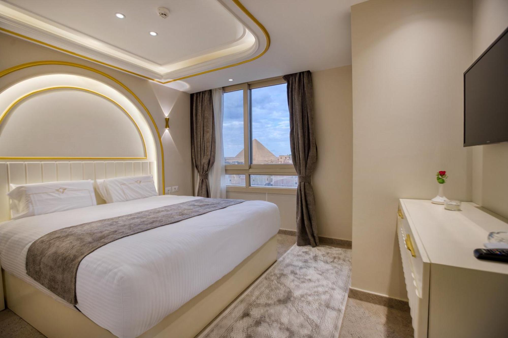 Pyramids Plateau Hotel Kafrat al Jabal Exterior photo