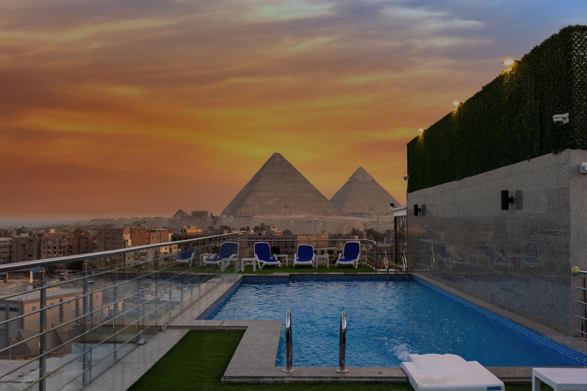 Pyramids Plateau Hotel Kafrat al Jabal Exterior photo
